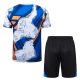 Ensemble Maillot Short Real Madrid 2025 2026 Bleu Tache - Image 4