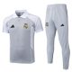 Survetement Real Madrid Polo 2025 2026 Gris Blanc