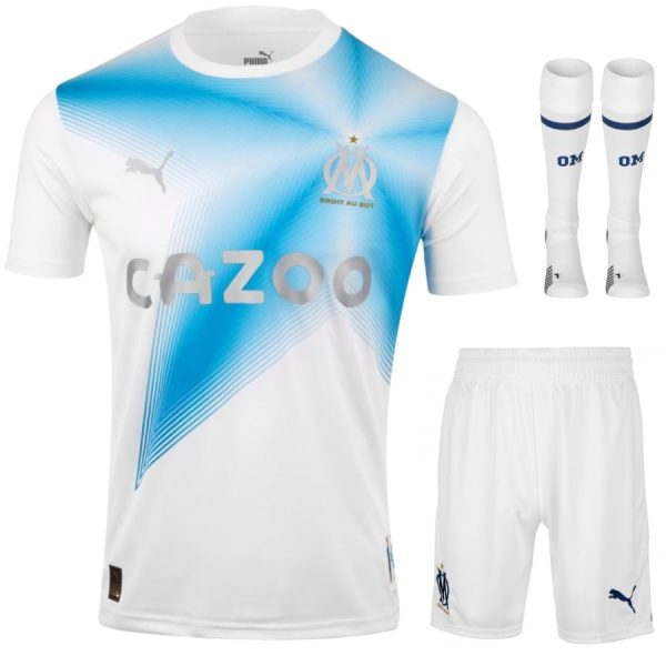 MAILLOT KIT ENFANT OM 30 ANS ANNIVERSAIRE LIGUE DES CHAMPIONS