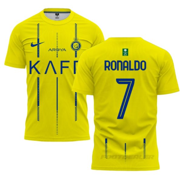 MAILLOT AL NASSR RONALDO DOMICILE 2023 2024