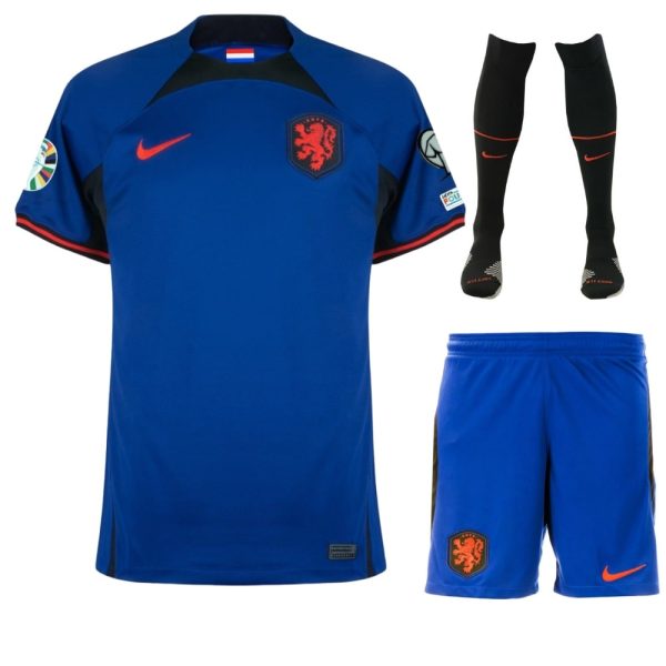 MAILLOT ENFANT PAYS BAS EXTERIEUR EURO 2024 QUALIFICATIONS