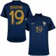 MAILLOT EQUIPE DE FRANCE DOMICILE COUPE DU MONDE 2022 BENZEMA