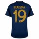 MAILLOT ENFANT EQUIPE DE FRANCE DOMICILE COUPE DU MONDE 2022 BENZEMA - Image 2