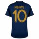 MAILLOT ENFANT EQUIPE DE FRANCE DOMICILE COUPE DU MONDE 2022 MBAPPE - Image 2