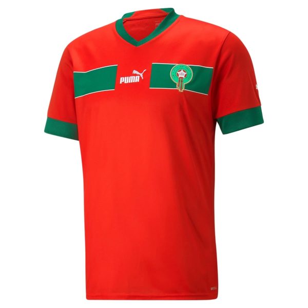 MAILLOT MAROC DOMICILE COUPE DU MONDE 2022