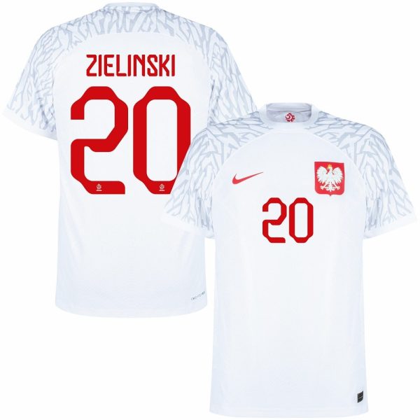 MAILLOT POLOGNE DOMICILE COUPE DU MONDE 2022 ZIELINSKI