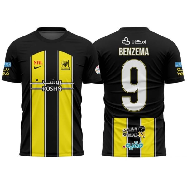 Maillot Al Ittihad Benzema Domicile 2023 2024