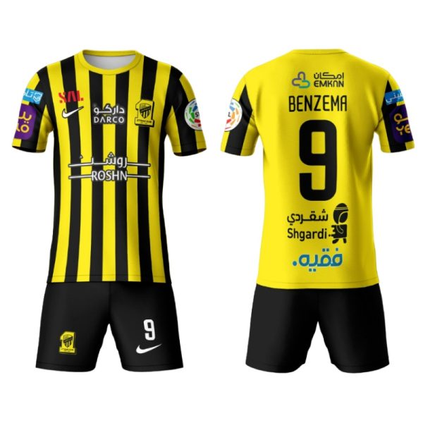 Maillot Al Ittihad Benzema Enfant 2022 2023 Domicile