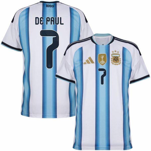 Maillot Argentine Domicile 2026 2027 De Paul
