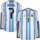 Maillot Argentine Domicile 2026 2027 De Paul Manches Longues