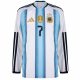 Maillot Argentine Domicile 2026 2027 De Paul Manches Longues - Image 3
