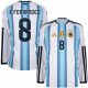 Maillot Argentine Domicile 2026 2027 E. Fernandez Manches Longues