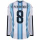 Maillot Argentine Domicile 2026 2027 E. Fernandez Manches Longues - Image 3