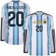 Maillot Argentine Domicile 2026 2027 Mac Allister Manches Longues
