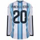 Maillot Argentine Domicile 2026 2027 Mac Allister Manches Longues - Image 2