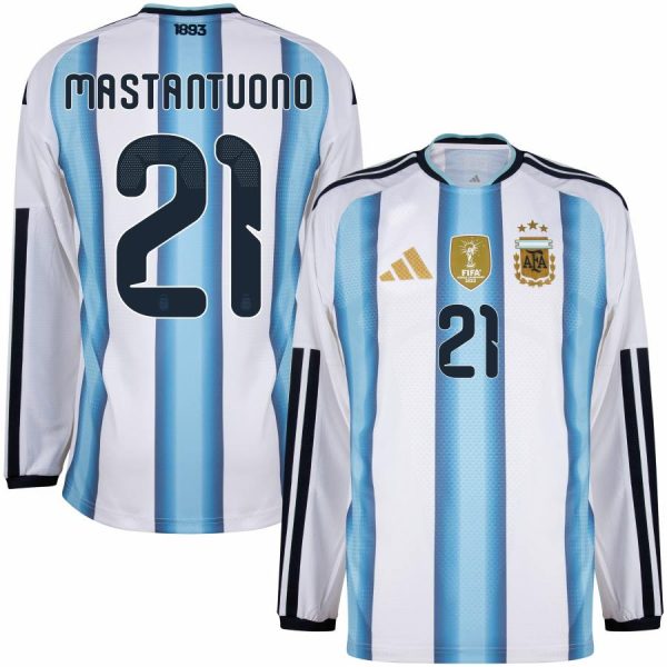Maillot Argentine Domicile 2026 2027 Mastantuono Manches Longues