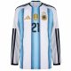 Maillot Argentine Domicile 2026 2027 Mastantuono Manches Longues - Image 3