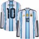 Maillot Argentine Domicile 2026 2027 Messi Manches Longues