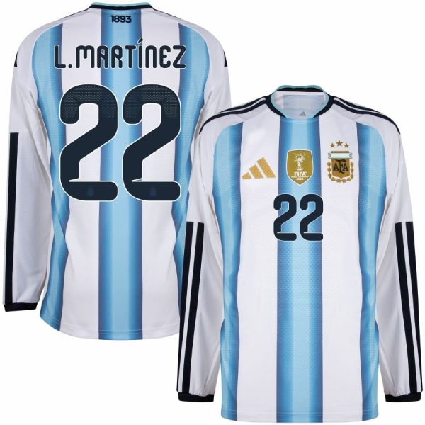 Maillot Argentine Domicile 2026 2027 Martinez Manches Longues