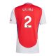 Maillot Arsenal Domicile 2024 2025 Saliba - Image 2