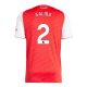 Maillot Arsenal Domicile 2025 2026 Saliba - Image 2