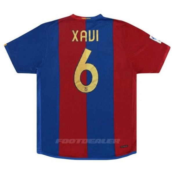 Maillot Barca Domicile 2006 2007 Xavi