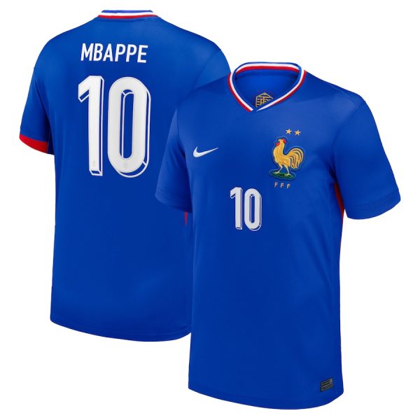Maillot Enfant Equipe de France Domicile 2024 2025 Mbappe