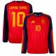 Maillot Espagne Domicile 2026 2027 Lamine Yamal 10 Manches Longues