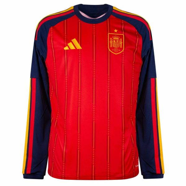 Maillot Espagne 2026 2027 Domicile Manches Longues