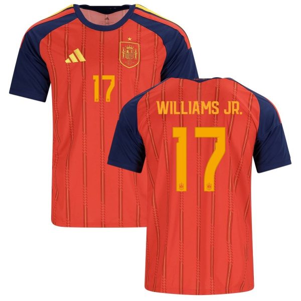 Maillot Espagne Domicile 2026 2027 Williams Jr.
