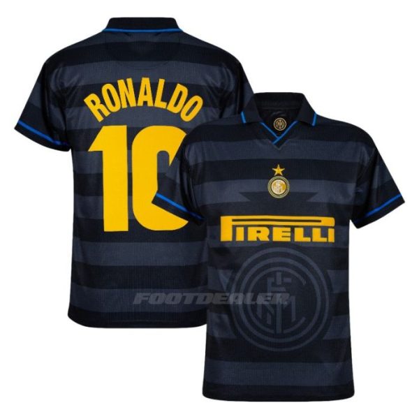 Maillot Retro Vintage Inter Milan Exterieur 1997 1998 Ronaldo