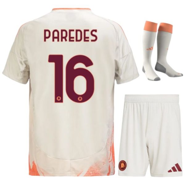 Maillot Kit Enfant AS Roma Exterieur 2024 2025 Paredes