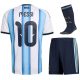 Maillot Kit Enfant Argentine Domicile 2026 2027 Messi