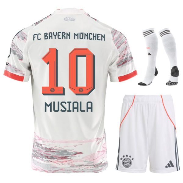 Maillot Kit Enfant Bayern Munich Exterieur 2025 2026 Musiala