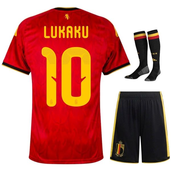 Maillot Kit Enfant Belgique Domicile 2026 2027 Lukaku