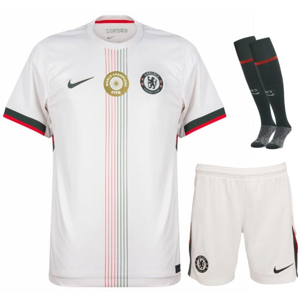 Maillot Kit Enfant Chelsea Exterieur 2025 2026 Champions du?Monde?Fifa