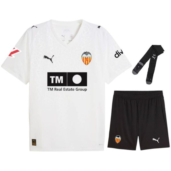 Maillot Kit Enfant FC Valence Domicile 2025 2026 Noir