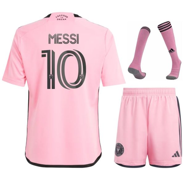 Maillot Kit Enfant Inter Miami Domicile 2024 2025 Messi