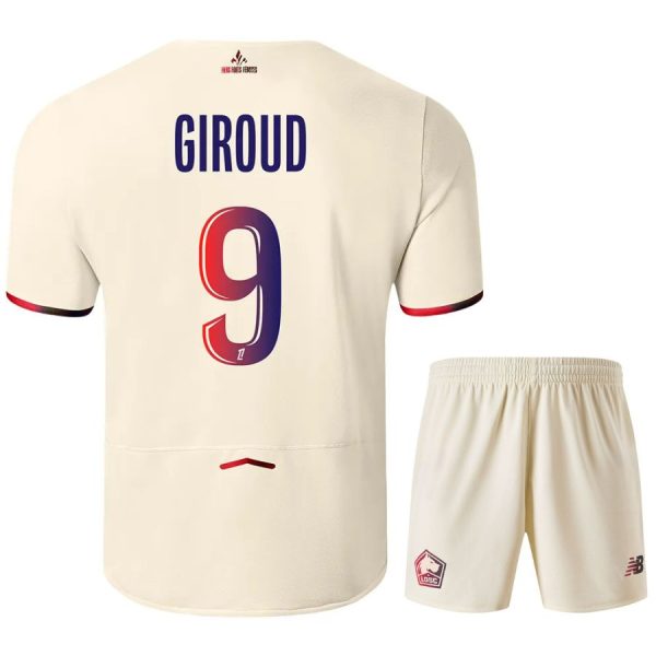 Maillot Kit Enfant LOSC Exterieur 2025 2026 Olivier Giroud