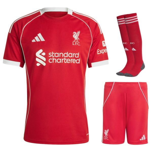 Maillot Kit Enfant Liverpool Domicile 2025 2026