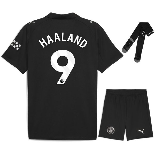 Maillot Kit Enfant Manchester City Exterieur 2025 2026 Haaland