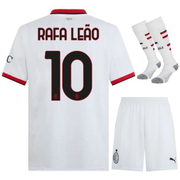 Maillot Kit Enfant Milan AC Exterieur 2024 2025 Rafa Le?o