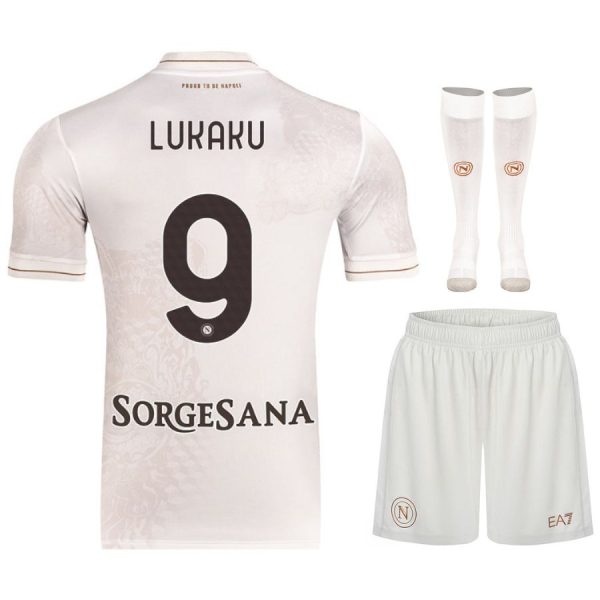 Maillot Kit Enfant Naples Exterieur 2025 2026 Lukaku
