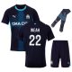 Maillot Kit Enfant OM Exterieur 2025 2026 Weah