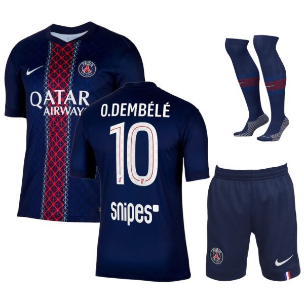 Maillot Kit Enfant PSG Domicile 2025 2026 Demb??l??