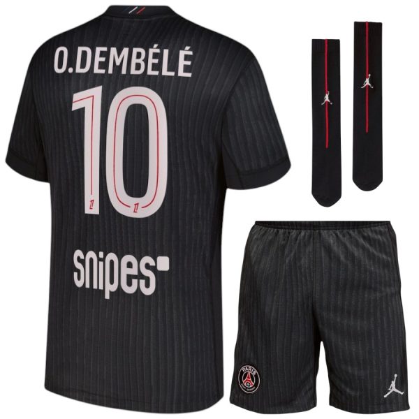 Maillot Kit Enfant PSG Jordan Fourth 2025 2026 Demb??l??
