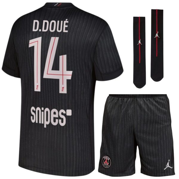 Maillot Kit Enfant PSG Jordan Fourth 2025 2026 D??sir?? Dou??