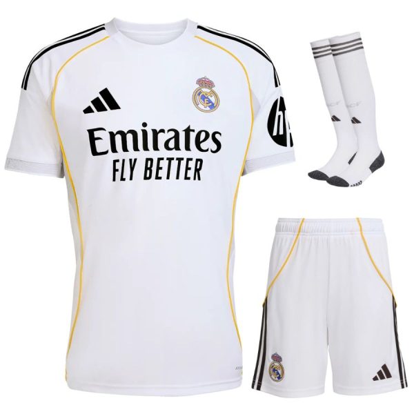 Maillot Kit Enfant Real Madrid Domicile 2025 2026