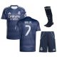 Maillot Kit Enfant Real Madrid Exterieur 2025 2026 Vini Jr.