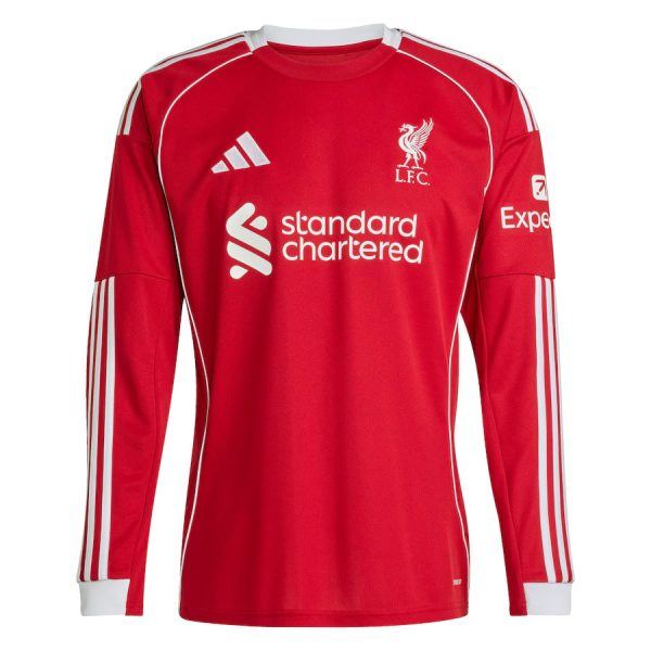Maillot Liverpool Domicile 2025 2026 Manches Longues